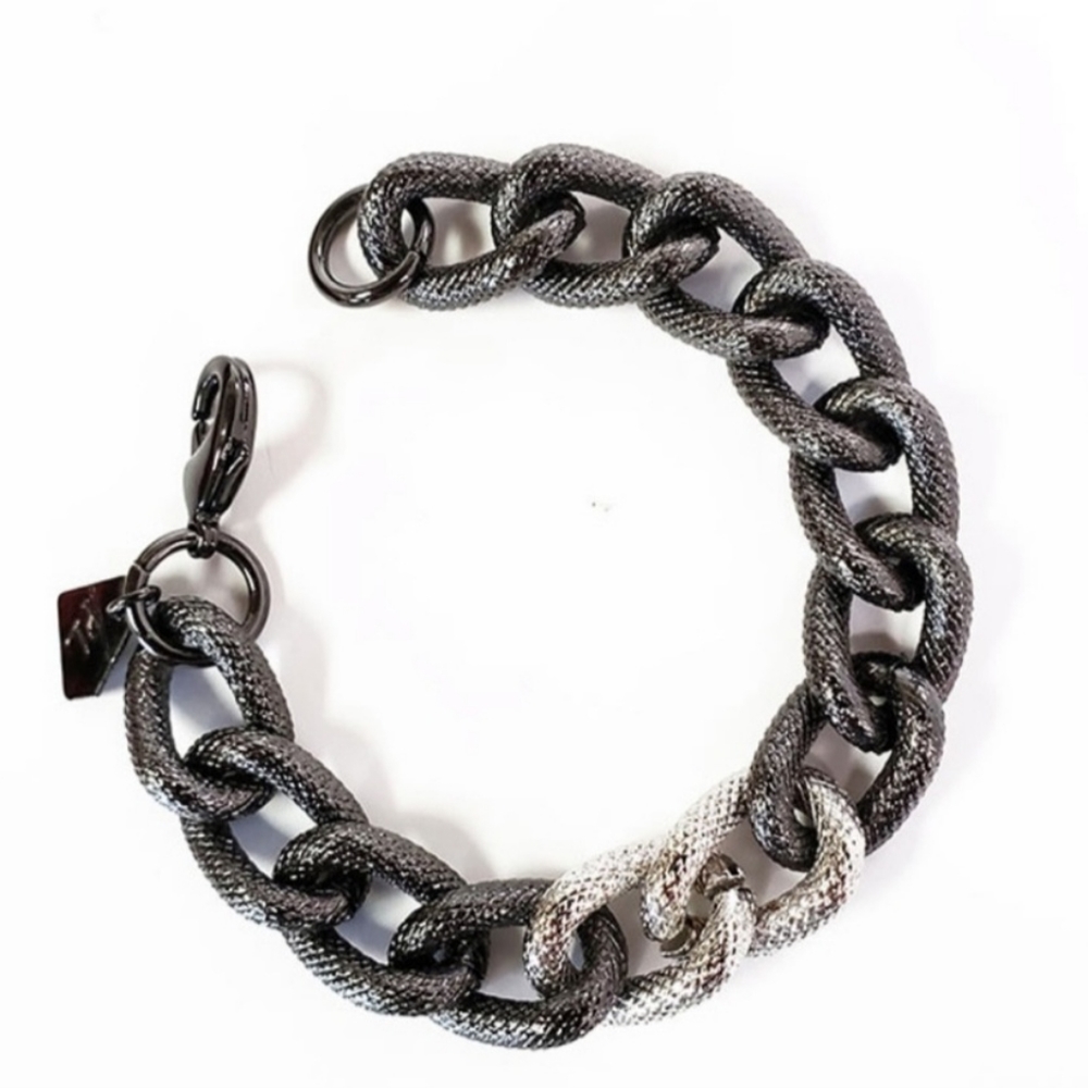Park Lane Gun Metal Chain Bracelet